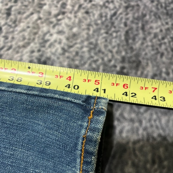 NWT Vintage Lucky Brand Jeans Womens 10 (32x33) Blue Sweet N Low Rise Flare Y2K - Picture 15 of 16